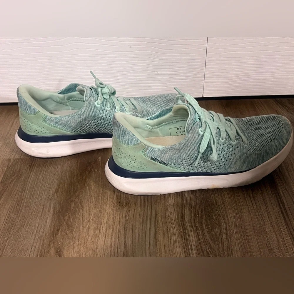 Kizik Light Teal Knit Women's Athletic Sneakers